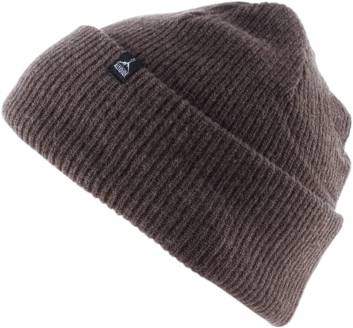 ALTIDUDE Merino Mütze - Hermit - Funktions Beanie Unisex - Strickmütze 100% Merino Liner Farbe Brown von ALTIDUDE