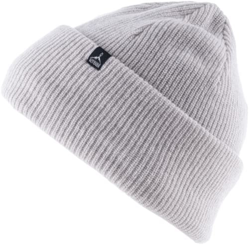 ALTIDUDE Merino Mütze - Hermit - Funktions Beanie Unisex - Strickmütze 100% Merino Liner Farbe Light Grey von ALTIDUDE