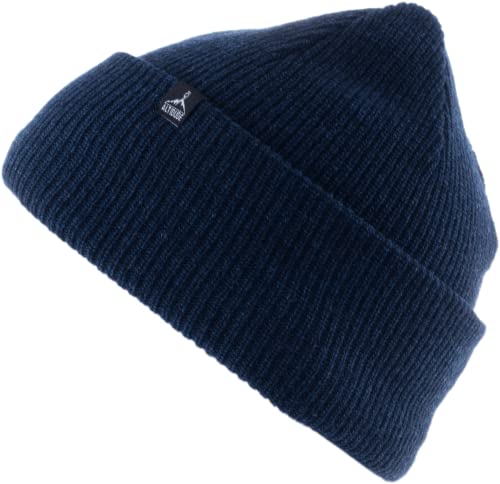 ALTIDUDE Merino Mütze - Hermit - Funktions Beanie Unisex - Strickmütze 100% Merino Liner Farbe Navy von ALTIDUDE