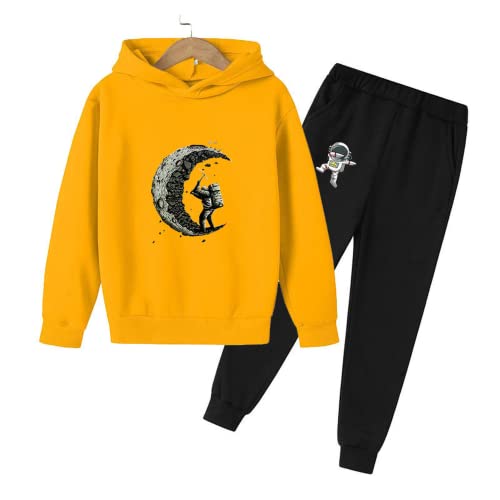 AMCYT Hoodie und Hose Sportswear Jungen Trainingsanzug Mädchen Jogginganzug für Freizeitanzug Sportanzug Set Jogginghose Langarm (7,150) von AMCYT