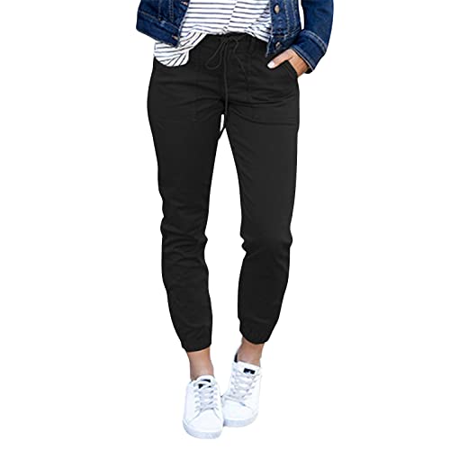 AMDOLE DE Stock Sale Cargo Hose Damen Baggy Jeans Zugband Herren Glitzer Hose Damen Sporthose Kurz Herren Mundhulle Hosen Stretch Spring Pants for Women 2024 von AMDOLE