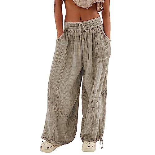 AMDOLE Damen Hose Kurz Damen-Cargohose, Baggy-Hose mit weitem Bein, Schwarz, lockere Jogginghose mit hoher Taille und Taschen Regenjacke Und Hose Damen AMDOLE Damen Hose Kurz Damen-Cargohose, Baggy-Hose mit weitem Bein, Schwarz, lockere Jogginghose mit hoher Taille und Taschen Regenjacke Und Hose Damen von AMDOLE