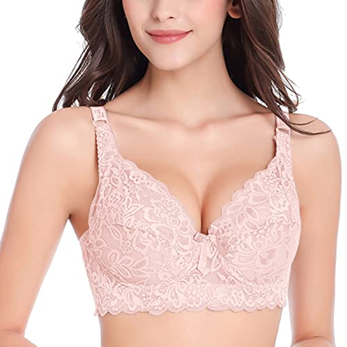 Kleider Angebot Sale BH Trägerlos Push Up BH Gegen Haengende Brueste Vorderschluss BH Mit Bügel Bügel BH Vorderverschluss BH Damen Ohne Träger Bralette Damen Baumwolle von AMDOLE