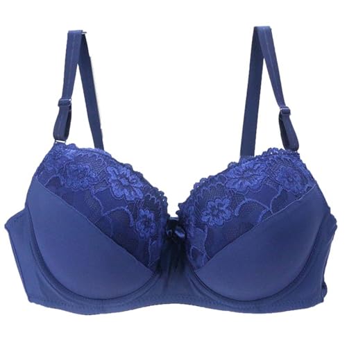 Prime Deal Days 2024 Push Up Bra Without Wire BH Hemdchen Ohne Bügel Sport BH Damen Rückenfrei BH Breites Unterbrustband BH Damen Mit Durchsichtigen Traegern Trägerloser BH Nudefarben von AMDOLE