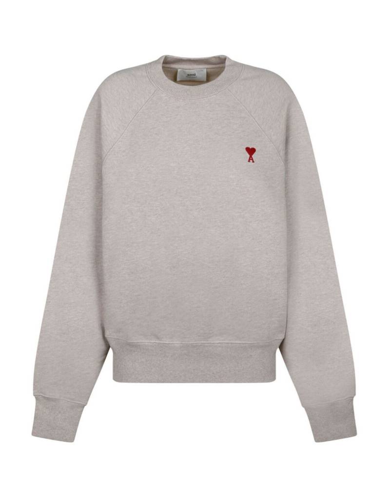 AMI ALEXANDRE MATTIUSSI Sweatshirt Damen Taubengrau von AMI ALEXANDRE MATTIUSSI