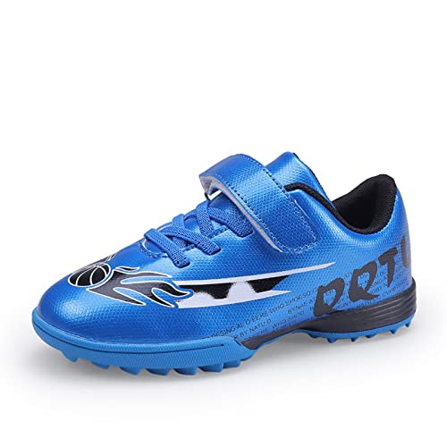 AMLCWZ Kinder Fußballschuhe Unisex Fußballschuhe Klettverschluss Trainingsschuhe von AMLCWZ