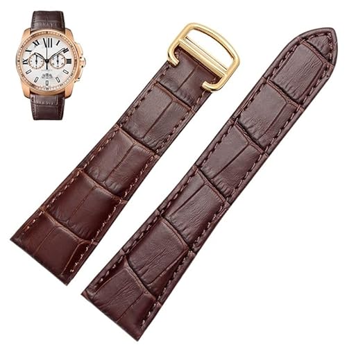 AMSOH Uhrenarmband für Cartier Tank Calibre Serie, echtes Leder, mechanische Uhr für Damen und Herren, 20 mm, 22 mm, 23 mm, 25 mm, 24 mm, Achat von AMSOH