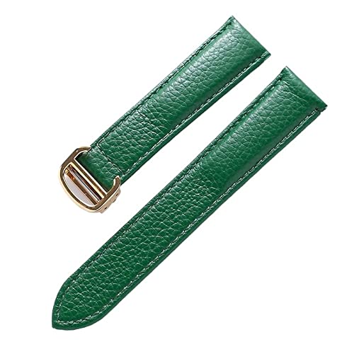 AMSOH Uhrenarmband für Cartier Tank Solo Herren Damen Faltschließe Uhrenarmband echtes Leder weiches Uhrenarmband Gürtel 20 mm 22 mm 23 mm, 20 mm, Achat von AMSOH