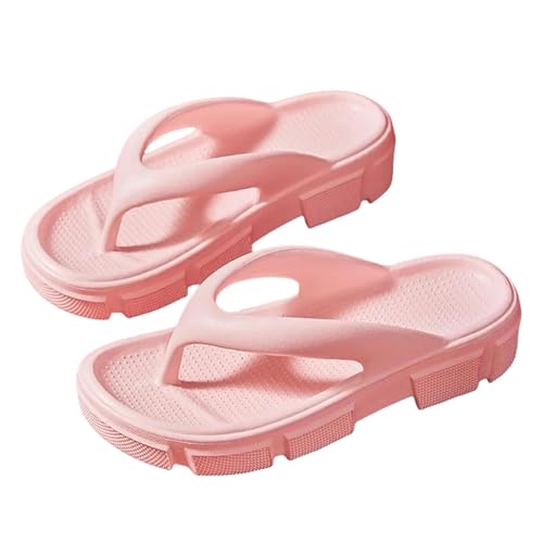 ANAIUCY Badelatschen Herren Flip Flops Für Frauen Sommerclip-plattform Sandalen Frau Nicht-rutsch-strand-hausschuhe-8009p-39-40 (24,5-25 Cm) von ANAIUCY