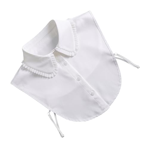 ANDRESLAD 1Stück Fake Collar für Frauen Abnehmbarer Chiffon Elegantes Oberteil für Partys Hochzeiten Versammlungen Atmungsaktiv für Blusen ANDRESLAD 1Stück Fake Collar für Frauen Abnehmbarer Chiffon Elegantes Oberteil für Partys Hochzeiten Versammlungen Atmungsaktiv für Blusen von ANDRESLAD
