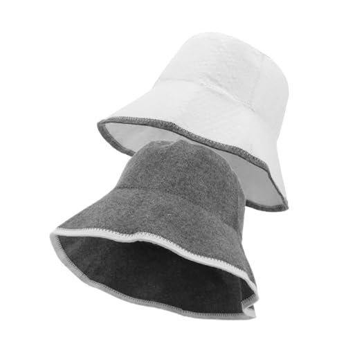 ANDRESLAD 2St Saunahut hutschachtel caps the hat hats zubehör für die sauna Duschzubehör für die Dusche Badekappen für den Haushalt bequemer Hut für die Sauna Duschhut Badezubehör wolle ANDRESLAD 2St Saunahut hutschachtel caps the hat hats zubehör für die sauna Duschzubehör für die Dusche Badekappen für den Haushalt bequemer Hut für die Sauna Duschhut Badezubehör wolle von ANDRESLAD