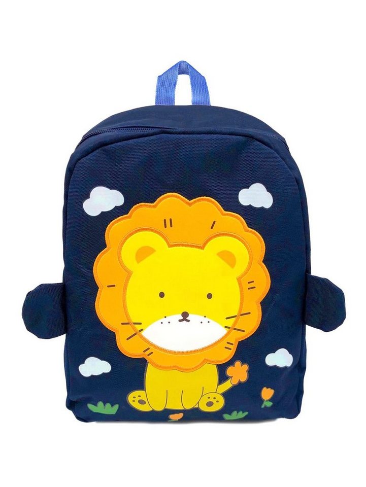 ANELY Kinderrucksack Süßer Rucksack mit Tieren Kinder Kita Ranzen Modern (1-tlg., casual), 4077 in Blau-3 von ANELY