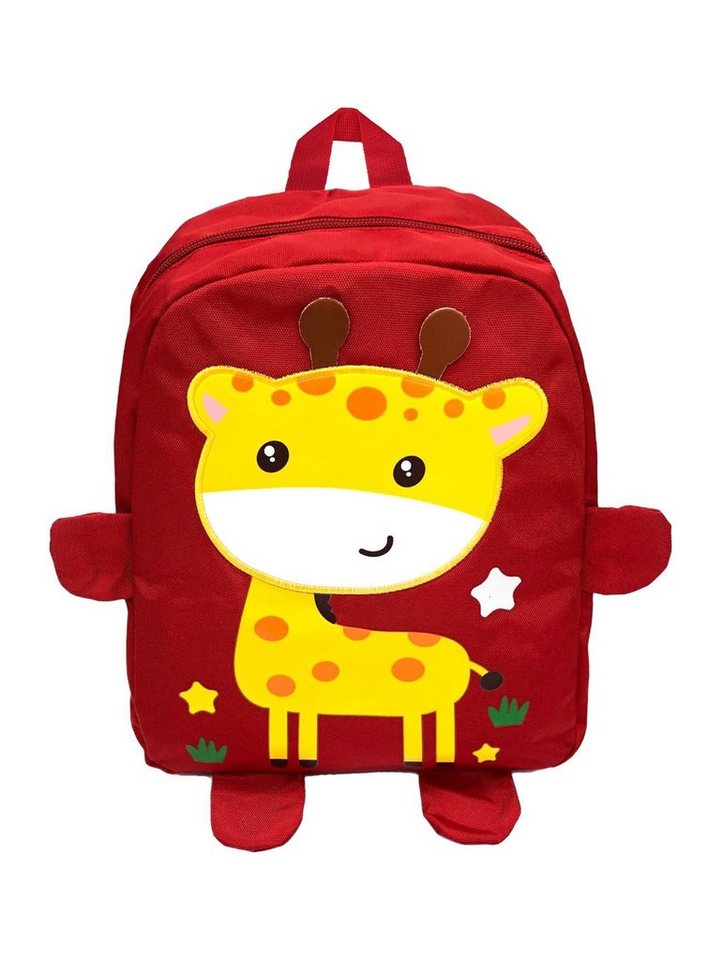 ANELY Kinderrucksack Süßer Rucksack mit Tieren Kinder Kita Ranzen Modern (1-tlg., casual), 4077 in Rot-2 von ANELY