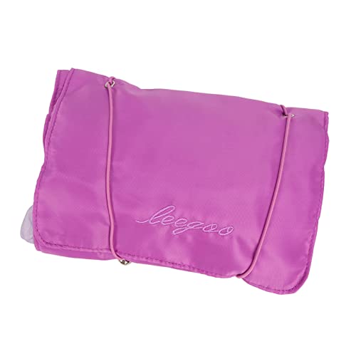 Abnehmbare Kosmetiktasche, 4-in-1, Abnehmbarer Make-up-Organizer, Tragbar und Großes Fassungsvermögen, mit Abnehmbarem Design für die Dusche (Purple) von ANGGREK