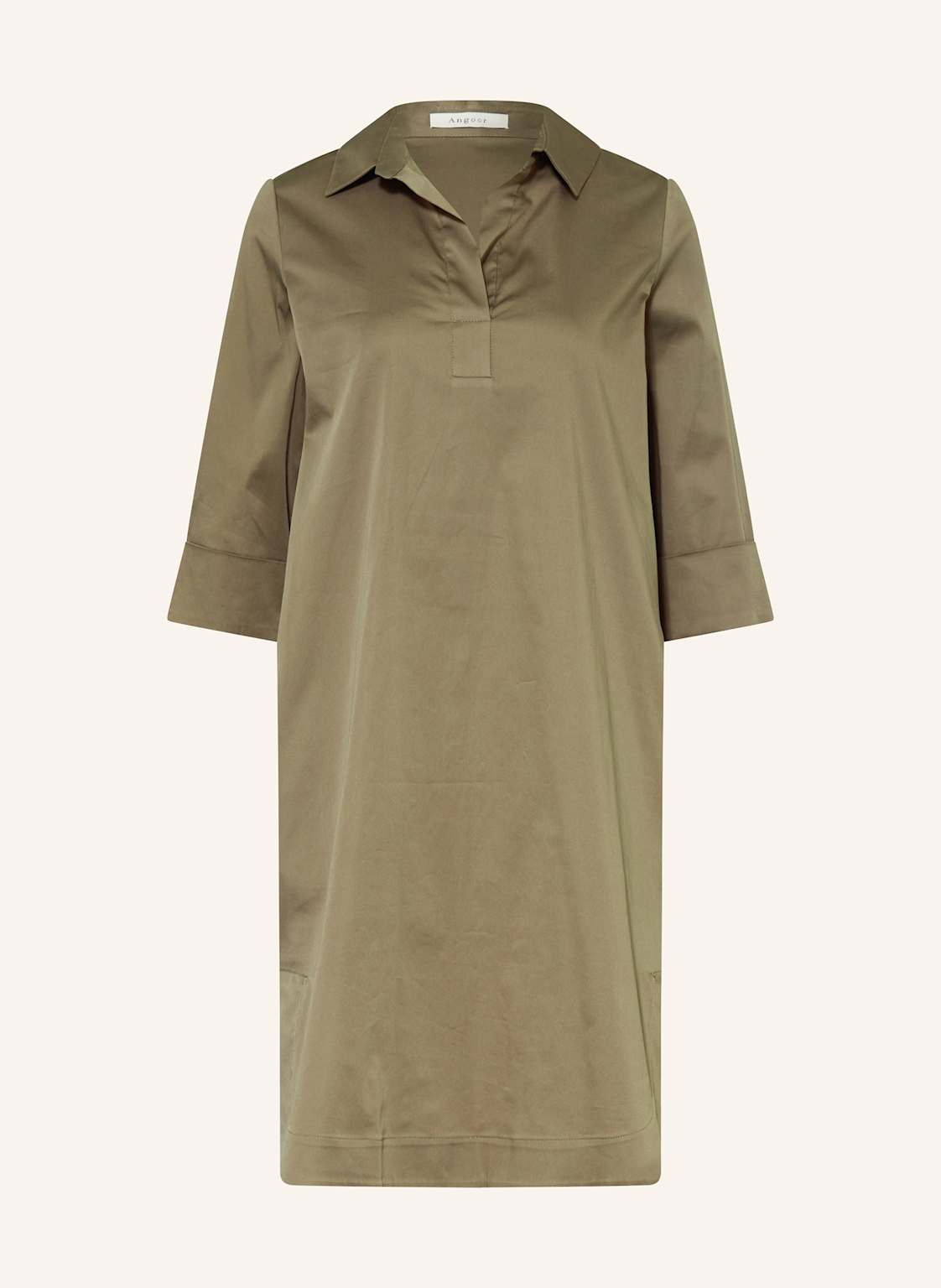 Angoor Hemdblusenkleid Debbie Mit 3/4-Arm gruen Angoor Hemdblusenkleid Debbie Mit 3/4-Arm gruen von ANGOOR