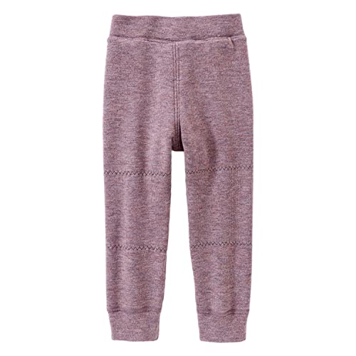 ANIMQUE Kinder Thermoleggings Fleece Gefüttert Jungen Mädchen Winter Super Warm Hosen Leggings, Violett 150 von ANIMQUE