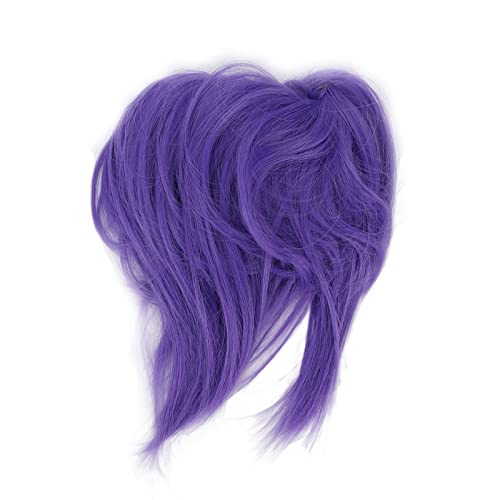 Stirnband-Perücken, Stirnband-Perücken, Modischer Unordentlicher Dutt, Haar-Accessoires, Zöpfe, Haarknoten, Damen- Und Mädchen-Hochsteckfrisuren, Synthetische Pferdeschwanz-Haar-Accessoires(D) von ANKROYU