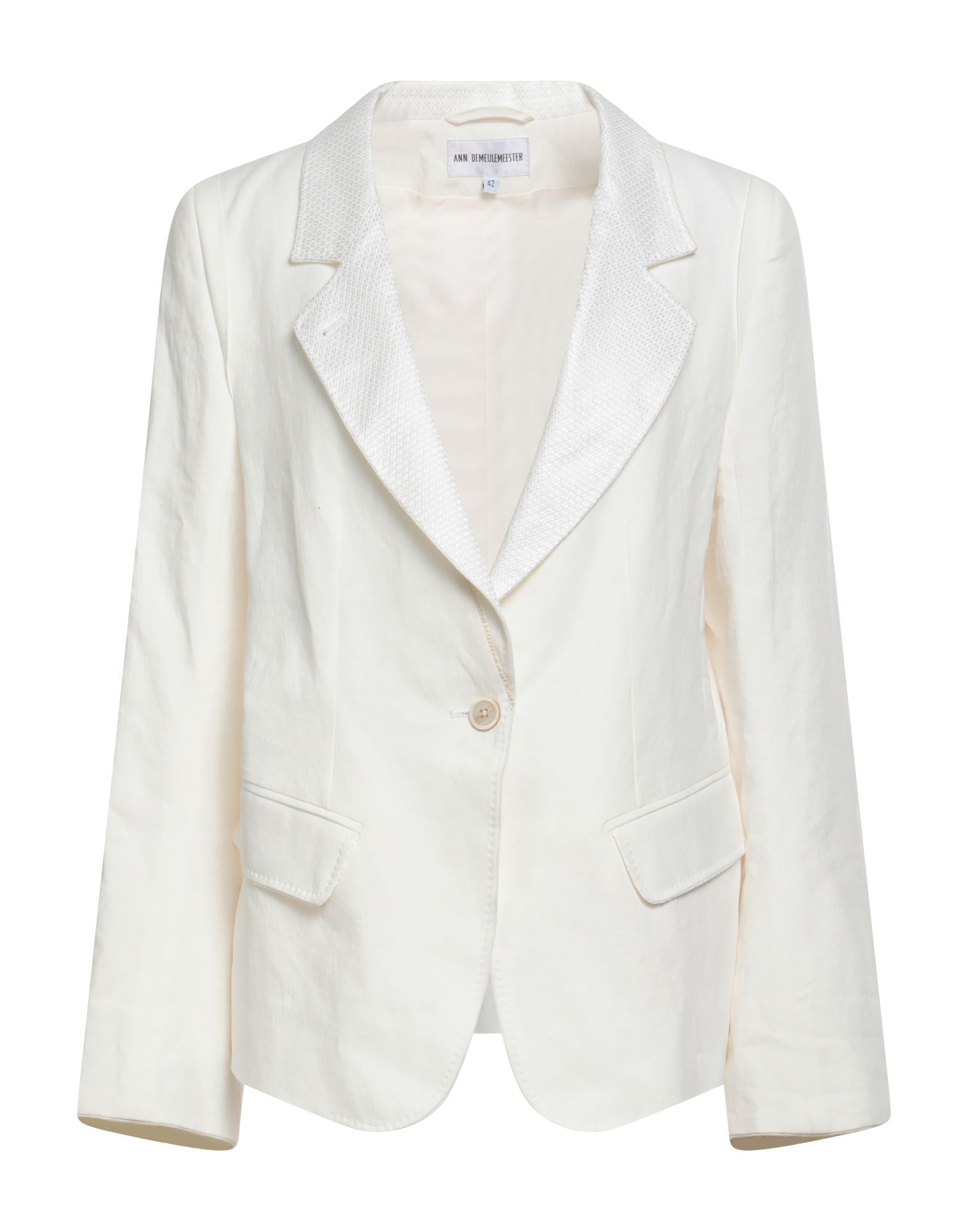 ANN DEMEULEMEESTER Blazer Damen Elfenbein von ANN DEMEULEMEESTER