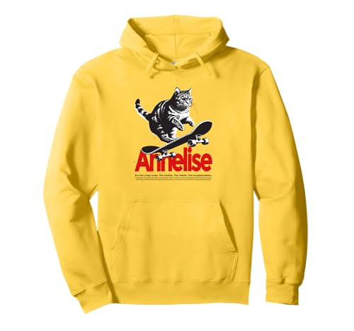 ANNELIESE - Schöner Mädchen Name mit Katze & Skateboard Pullover Hoodie ANNELIESE - Schöner Mädchen Name mit Katze & Skateboard Pullover Hoodie von ANNELIESE Tochter Enkel Geburtstag Geschenkideen