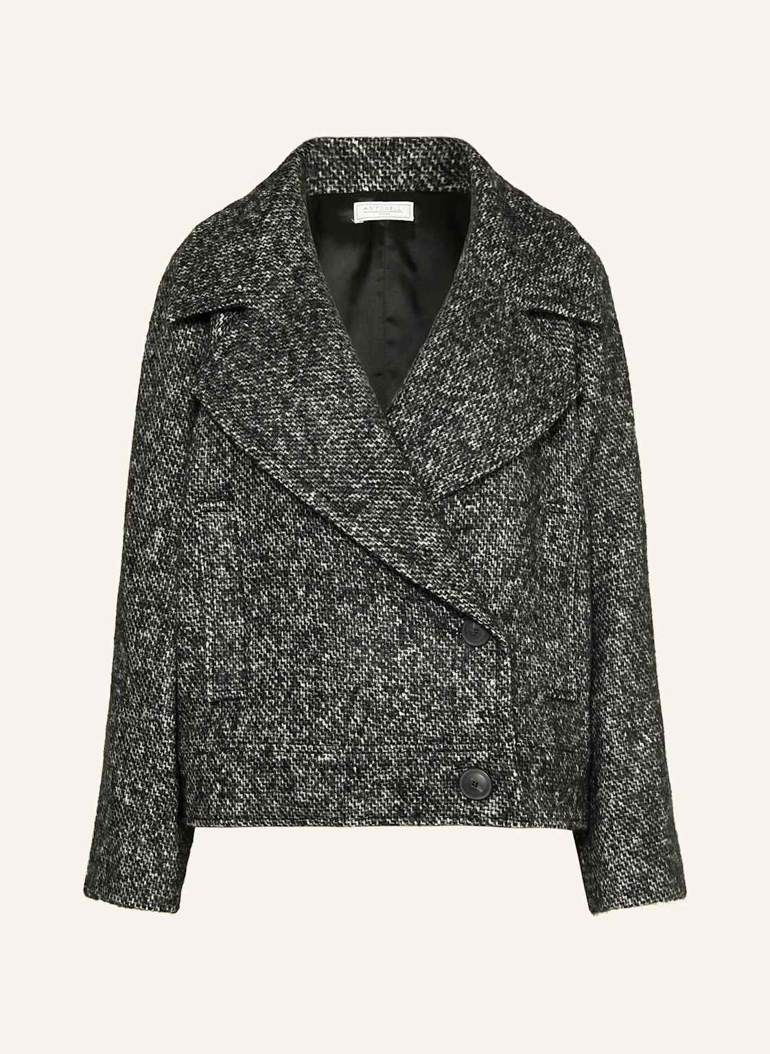 Antonelli Firenze Kastenjacke Fargo schwarz Antonelli Firenze Kastenjacke Fargo schwarz von ANTONELLI firenze