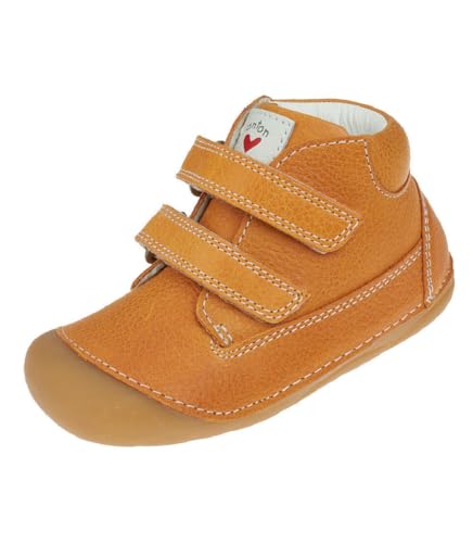 ANTONLIEBEVOLL Baby Lauflernschuhe, Leder Krabbelschuhe Gr. 19-25 EU, rutschfest Yellow Gr. 20 von ANTONLIEBEVOLL