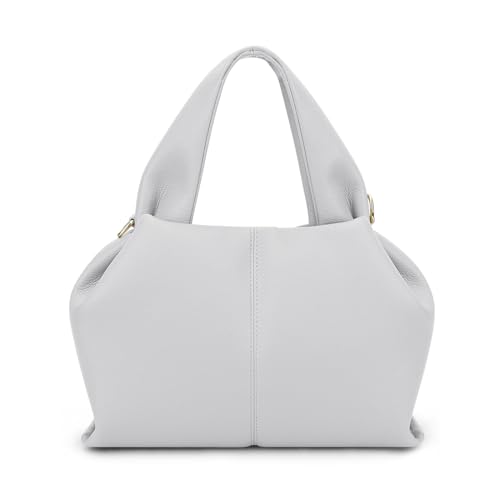 Cloud Silhouette Designer Crossbody Bag - Damen Leder Schultertasche Clutch Geldbörse Satchel Style Handtasche, Weiß-Mini. von ANYZSCO