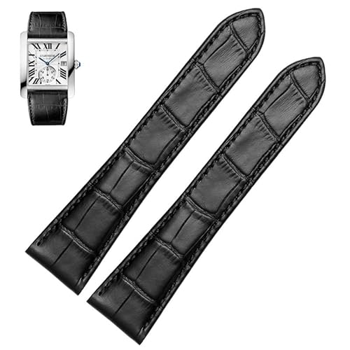 ANZOAT Uhrenarmband für Cartier Tank Calibre Serie, echtes Leder, mechanische Uhr für Damen und Herren, 20 mm, 22 mm, 23 mm, 25 mm, 16 mm, Achat von ANZOAT