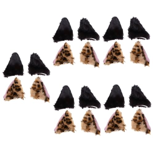 AOKWAWALIY 10 Paar Fuchsohr Haarspangen Haarspangen Cosplay Haar Accessoires Kinder Haarspangen Haarspangen Für Mädchen Haar Accessoires Für Mädchen Alligator Haarspangen Mädchen Haar von AOKWAWALIY