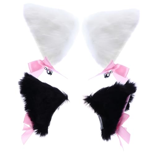 AOKWAWALIY 2 Paar Fuchs Ohr Haarspange Haarspangen Mädchen Haarnadel Haarspangen Haarschmuck Für Mädchen Damen Haarspange Damen Haarschmuck Tiere Ohr Haarnadel Cosplay Haarschmuck von AOKWAWALIY