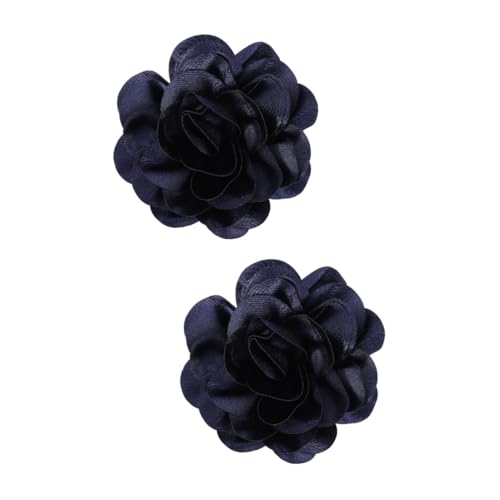 AOKWAWALIY 2 Stück Satin Blumenbrosche Blumenbrosche Anstecknadeln Für Damen Kleidungsbrosche Dekorbrosche Für Kleidung Blumenbrosche Für Kleid Anstecknadel Damenbrosche von AOKWAWALIY