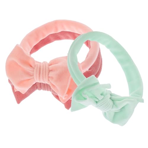 AOKWAWALIY Haarband 3St Baby- baby stirnbänder kinder haarschmuck Tiara Haargummi Bowknot-Haarschmuck schönes Baby-Haarband Europäisch und amerikanisch Kopfbedeckung Blumen Kleine von AOKWAWALIY