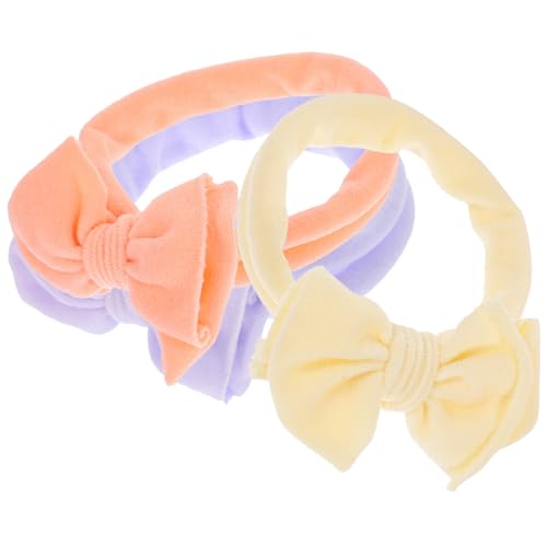 AOKWAWALIY Haarband 3St Baby-Stirnband baby stirnbänder Haarschmuck für Babys Haargummi Tiara Stirnbänder für Babys kinder haar tragen so weich schmücken dreiteiliger Anzug Stirnband Kleine von AOKWAWALIY