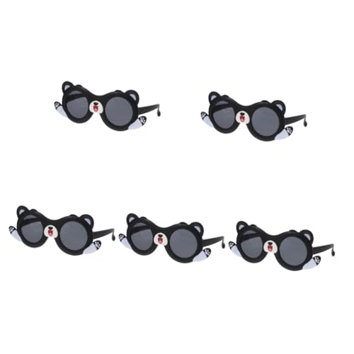 AOKWAWALIY 5 Teilige Welpen Sonnenbrille Niedliche Kleinkind Sonnenbrille Sommerbrille Persönlichkeitsbrille Party Sonnenbrille Für Kinder Sommer Cartoon Sonnenbrille Sonnenbrille von AOKWAWALIY