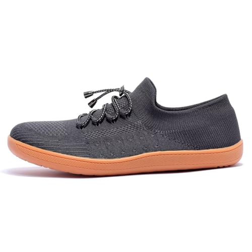 AONEGOLD Atmungsaktive Schuhe Herren Sneaker,Barfuß-Walkingschuhe mit Breiten Zehen, rutschfeste und Verschleißfeste Sportschuhe. von AONEGOLD