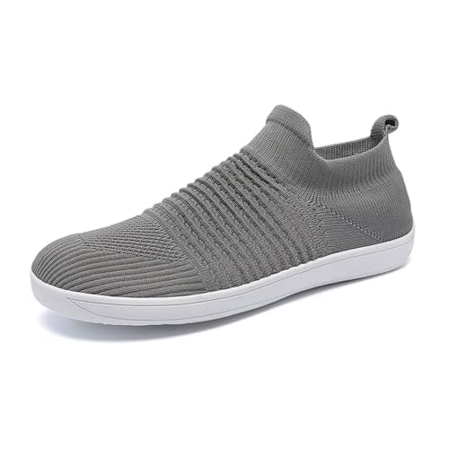 AONEGOLD Atmungsaktive Schuhe Herren Sneaker,Slip on Sneakers Damen, Barfuß-Walkingschuhe mit Breiten Zehen für Paare, rutschfeste und verschleißfeste Sportschuhe. von AONEGOLD