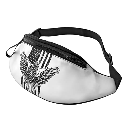 American Flag Fanny Pack Waist Bag American Hip Bum Bag for Man Women Outdoors Running Hiking von AOOEDM