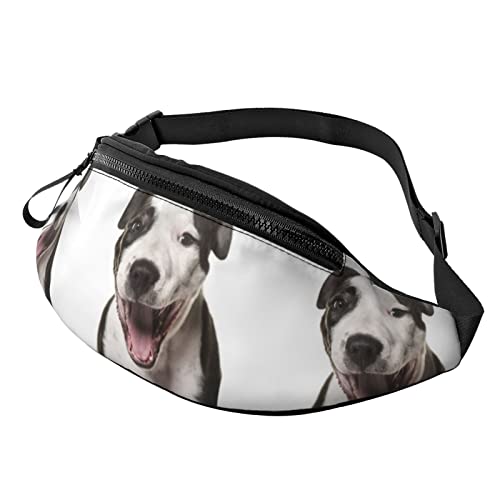 Bauchtasche für Damen Herren American Staffordshire Terrier Welpe Hüfttasche Geldbörse Wandern Handytasche von AOOEDM