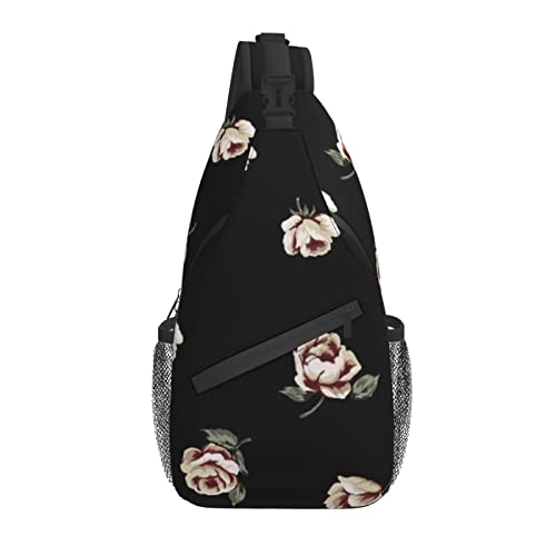 Deutscher Schäferhund Sling Bag Umhängetasche Sling Rucksack Brusttasche Tagesrucksack Reisen Wandern Umhängetasche für Männer Frauen von AOOEDM