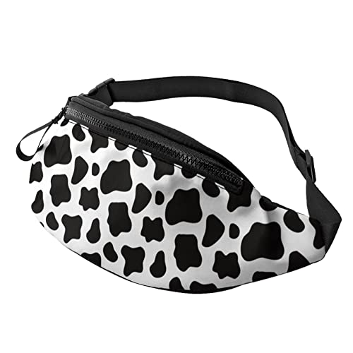 Kuh-Print Gürteltasche Sport Casual Hüfttasche für Damen Herren Modisch von AOOEDM