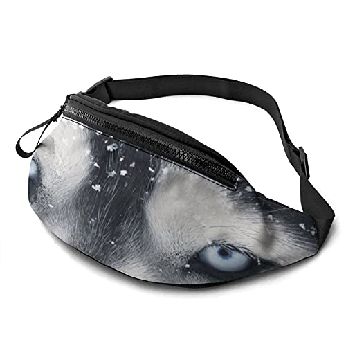 Wolf Eyes Gürteltasche für Damen Herren Mode Gürteltasche Hüfttasche mit verstellbarem Gürtel für Reisen im Freien Sport Laufen von AOOEDM