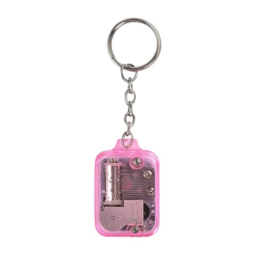 AOOOWER Miniatur Spieluhr Schlüsselanhänger Anhänger Elegante Spieluhr Schlüsselanhänger mit Musiktasche Dekoration Ein bezaubernder, 5*3.3*1.5cm, Acryl, Mini-Uhrwerk, Kein Edelstein AOOOWER Miniatur Spieluhr Schlüsselanhänger Anhänger Elegante Spieluhr Schlüsselanhänger mit Musiktasche Dekoration Ein bezaubernder, 5*3.3*1.5cm, Acryl, Mini-Uhrwerk, Kein Edelstein von AOOOWER