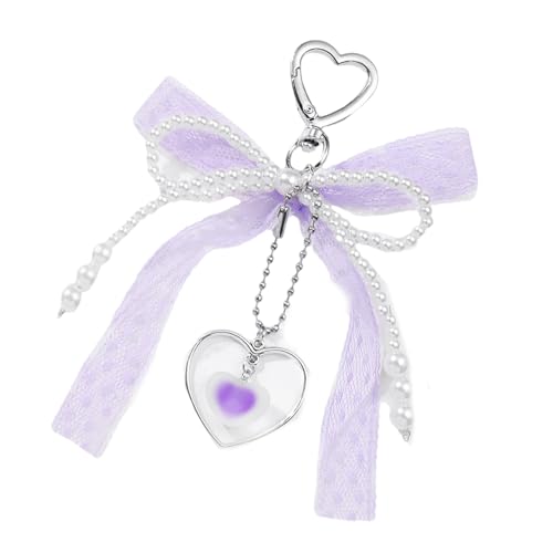 AOOOWER Modische Schleifen, Schlüsselanhänger, Zubehör für Damen, modischer Taschenanhänger und Schlüsselanhänger, Taschenanhänger für Handtaschen oder, 5.07x5.85in, Legierung, Imitationsperle, Kein AOOOWER Modische Schleifen, Schlüsselanhänger, Zubehör für Damen, modischer Taschenanhänger und Schlüsselanhänger, Taschenanhänger für Handtaschen oder, 5.07x5.85in, Legierung, Imitationsperle, Kein von AOOOWER