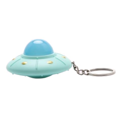 AOOOWER Schlüsselanhänger, LED-Licht, fliegende Untertasse, Schlüsselanhänger, kreatives Raumschiff-Modell, Schmuck für Kinder, SizeApprox.56x34mm/2.20x1.34inch, ABS-Kunststoff, Kein Edelstein AOOOWER Schlüsselanhänger, LED-Licht, fliegende Untertasse, Schlüsselanhänger, kreatives Raumschiff-Modell, Schmuck für Kinder, SizeApprox.56x34mm/2.20x1.34inch, ABS-Kunststoff, Kein Edelstein von AOOOWER