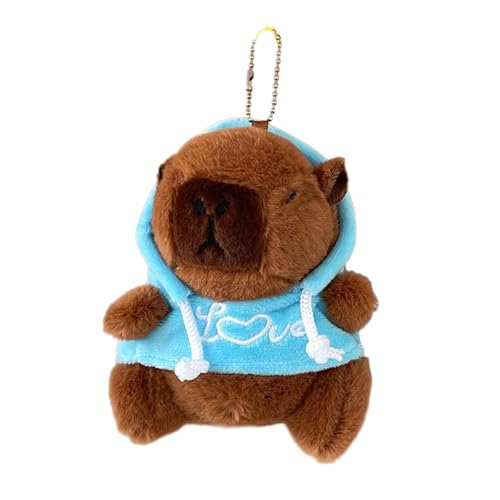 AOOOWER Süßer Plüschtier-Schlüsselanhänger, schöne Aufhängung, Dekoration, Schlüsselanhänger für Geldbörse, Tasche, Rucksack, 10.5cm, Polypropylen-Baumwolle, Kein Edelstein AOOOWER Süßer Plüschtier-Schlüsselanhänger, schöne Aufhängung, Dekoration, Schlüsselanhänger für Geldbörse, Tasche, Rucksack, 10.5cm, Polypropylen-Baumwolle, Kein Edelstein von AOOOWER