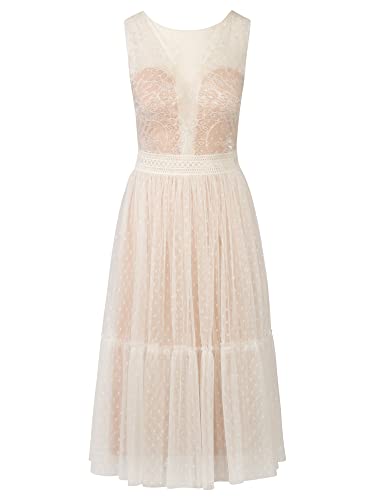 APART Fashion Damen Kleid Dress, Creme, 40 EU von APART Fashion