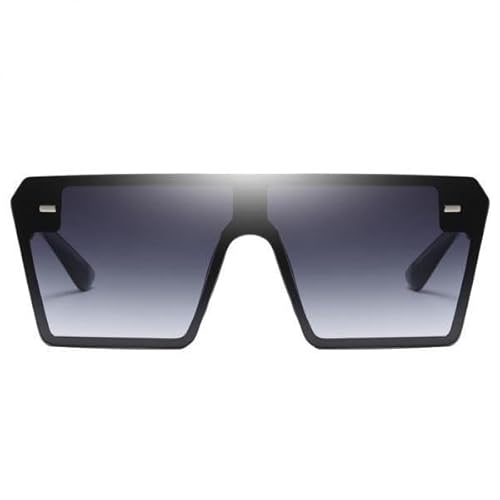 APLVFFZH 2xDamen Sonnenbrille Übergroße Rahmen Getönte Gläser 400 Brille Grau, 2 Stk. von APLVFFZH