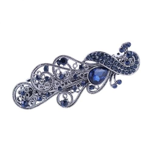 APLVFFZH 2xHaarspange Klemme Eleganter Schmuck Clip für Hochzeit Frauen 658 Blau von APLVFFZH