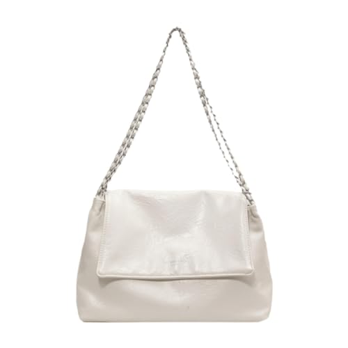 APLVFFZH Damen Umhängetasche Handtasche zum Einkaufen Reisen Arbeit Pendeln, Beige von APLVFFZH