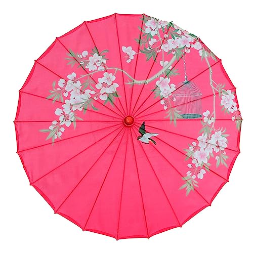 APLVFFZH Regenschirm Aus Geöltem Papier für Asiatische Kunst, 81,3 cm, Bambus Seidenschirm für Tanz, Stil b APLVFFZH Regenschirm Aus Geöltem Papier für Asiatische Kunst, 81,3 cm, Bambus Seidenschirm für Tanz, Stil b von APLVFFZH