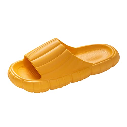 AQ899 Men and Women's EVA Slippers Summer Solid Color Bathroom Shoes with Anti-slip Sole Soft Home and Outdoor Sandals Slip-on Beach Shoes von AQ899